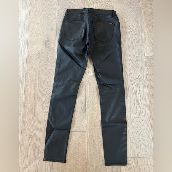 Zara Jeans Zara Black Coated Jeans Poshmark